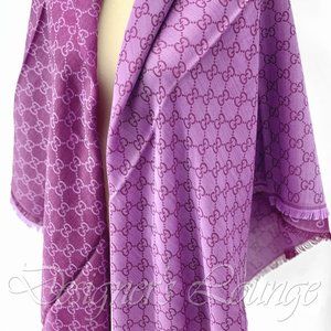 NEW GUCCI GG Guccissima Web Monogram Scarf Shawl